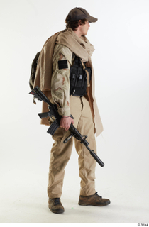 Photos Reece Bates Sniper Contractor holding gun standing whole body…